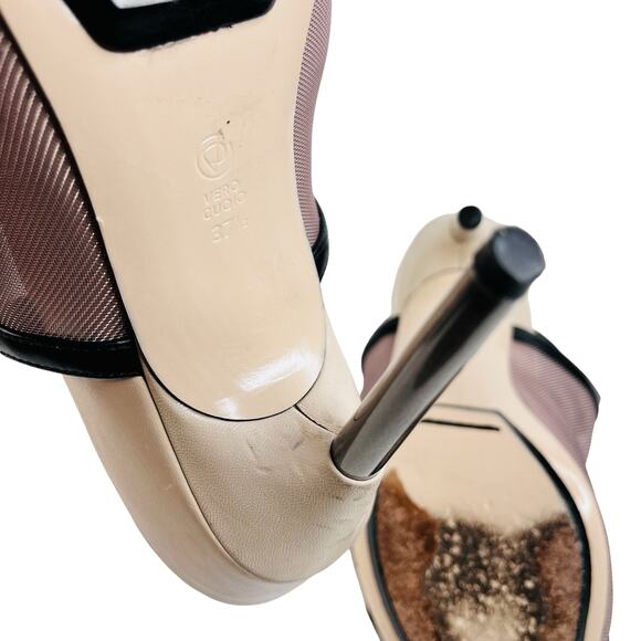 3.1 Phillip Lim Aria Suede Mule Sandal Black Mauve 7 - Picture 14 of 15